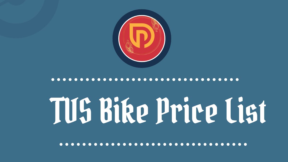 TVS Bike Price List India