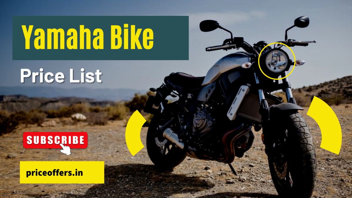 Yamaha Bike Price List India