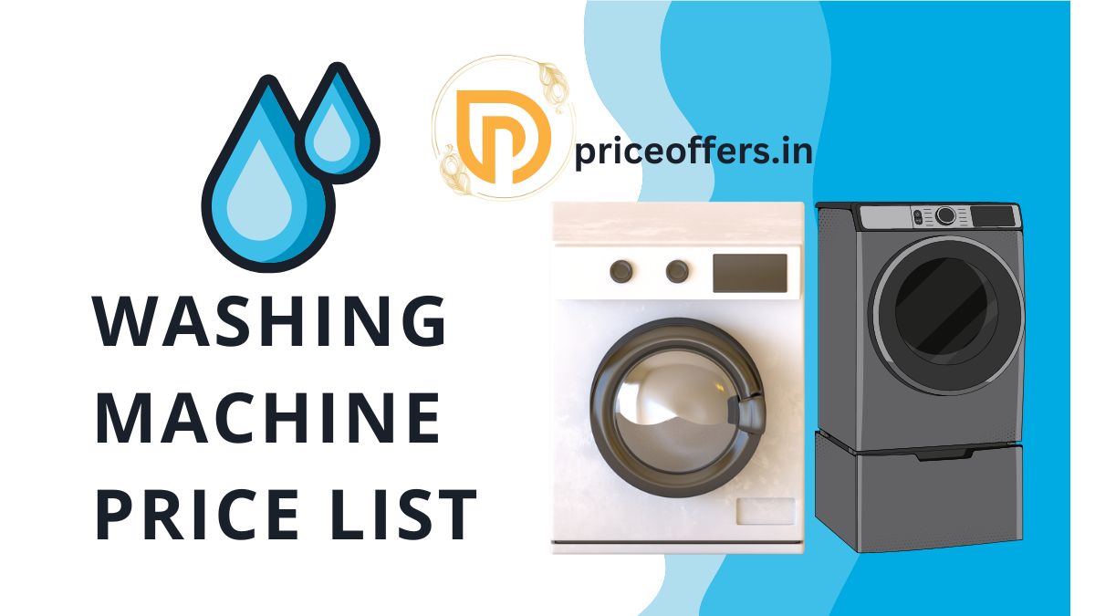 Washing Machine Price List in India