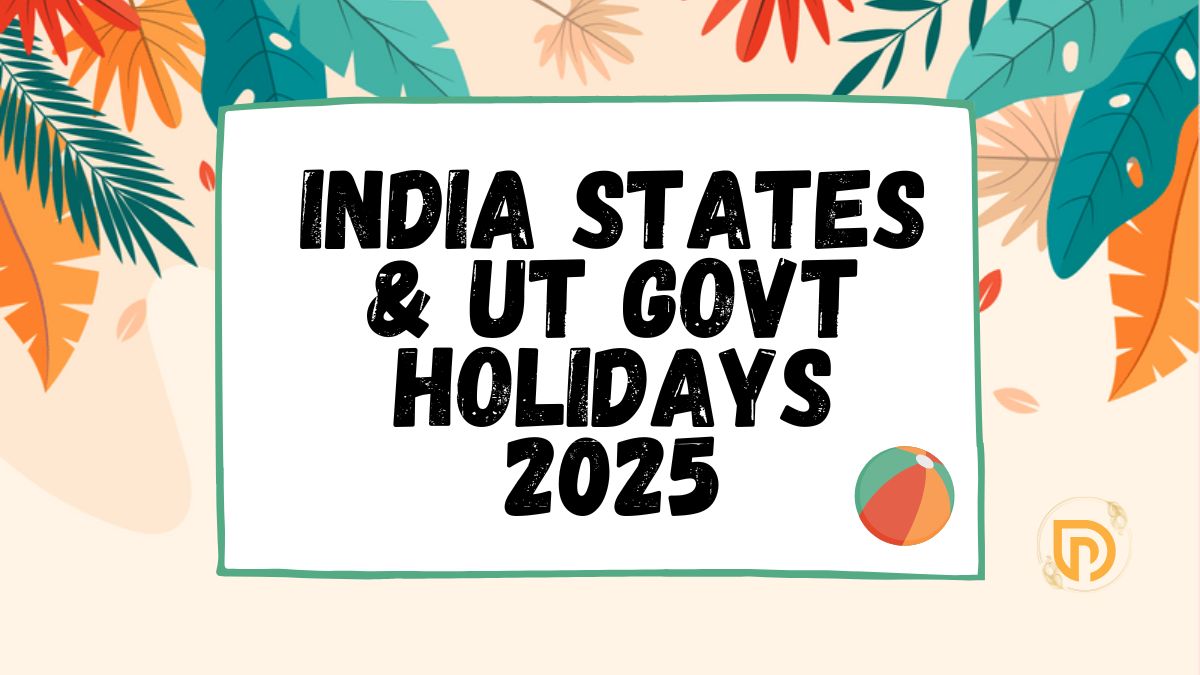 India State and UT Govt Holiday 2025